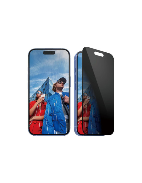 PanzerGlass Screen protector | Apple | iPhone 16/iPhone 15 | Glass | Black | Ultra-Wide Fit