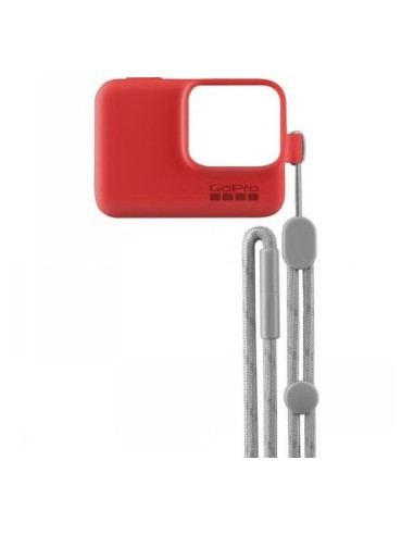 GOPRO SLEEVE + LANYARD (FIRECRACKER RED)