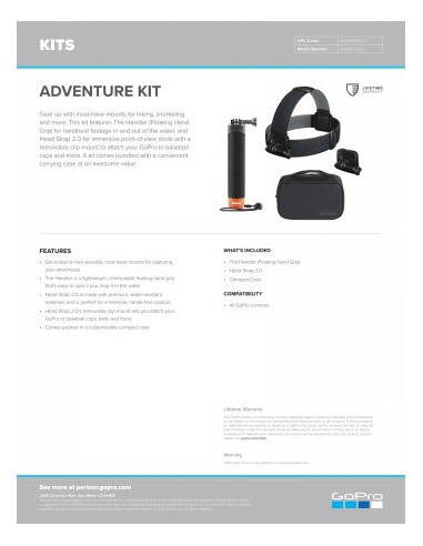 GOPRO ADVENTURE KIT 3.0