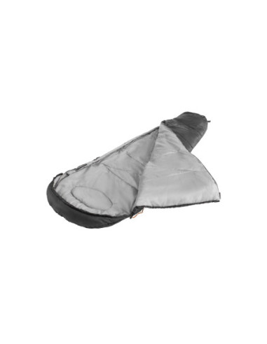 Easy Camp Starling Mummy Black 8 C | Sleeping Bag | 210 x 75 x 50 cm | -5 to 12 C | Two-way open-end, autolock