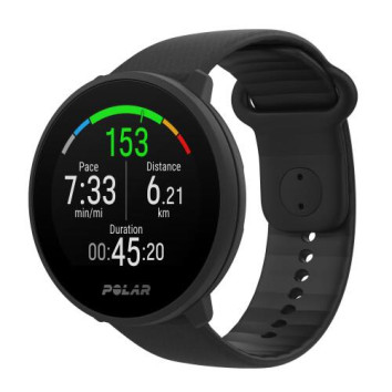 POLAR Unite Fitneso laikrodis, juodas, S-L