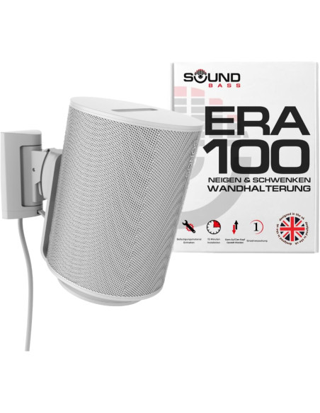 Sieninis laikiklis Sonos Sound bass ERA100 Tilt & Swivel White