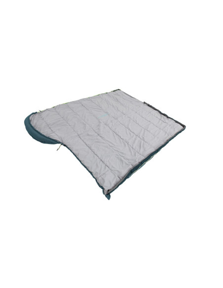 Outwell Campion Lux Teal | Sleeping Bag | -16/5 C | 2 way open - auto lock, L-shape