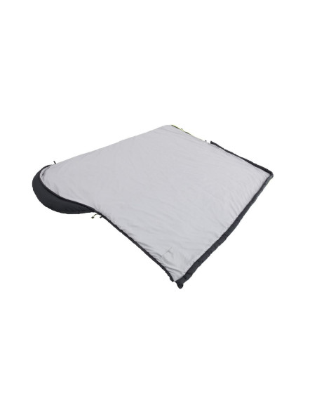 Outwell Campion Black | Sleeping Bag | -10/8 C | 2 way open - auto lock, L-shape
