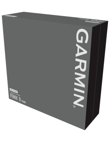 010-02903-40 Garmin Fenix 8 42mm AMOLED Sapphire Mist Gray/Soft Gold with Leather Strap