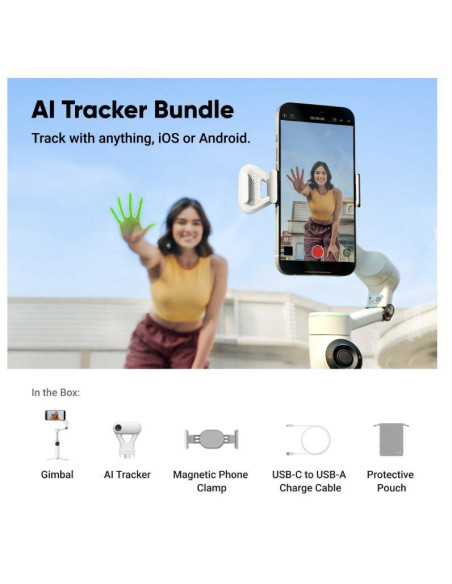 GIMBAL FLOW 2 PRO AI TRACKER/CINSABQB/TRUCKERWHITE INSTA360