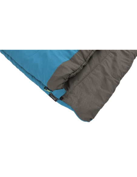 Outwell | Celebration Lux Double | Sleeping Bag | 225 x 140 cm | 2 way open - auto lock, L-shape