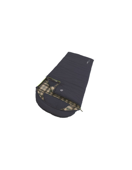 Outwell Camper Lux "L" Sleeping Bag 235 x 90 cm 2 way open - auto lock, L-shape Deep Blue