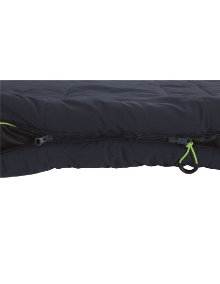 Outwell Camper Lux "L" Sleeping Bag 235 x 90 cm 2 way open - auto lock, L-shape Deep Blue