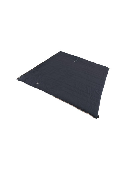 Outwell Camper Lux "L" Sleeping Bag 235 x 90 cm 2 way open - auto lock, L-shape Deep Blue