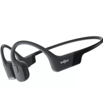 Shokz Open Run Kaulinio laidumo ausinės, USB-C, juodos