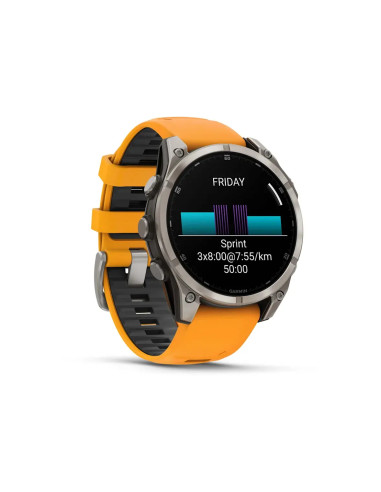 010-02904-11 Garmin Fenix 8 47mm, AMOLED, Sapphire, Orange
