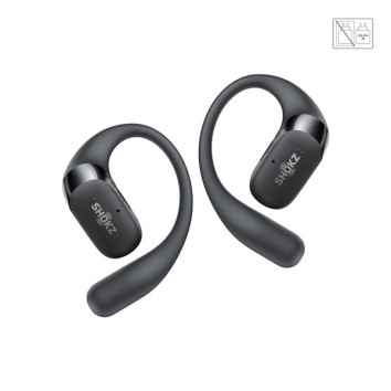 Shokz OpenFit 2+ Ausinės su kaulų laidumo technologija ir Dolby Audio , Juodas spalvos