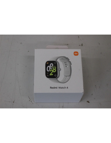 Xiaomi Redmi Watch 4 | Smart watch | GPS (satellite) | AMOLED | Waterproof | DEMO, MISING ACCESSORIES | Silver Gray