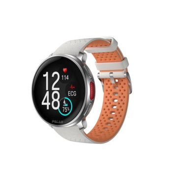 Polar Vantage V3 Premium Multisport Laikrodis, sidabrinės/Abrikosų spalva