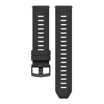 Coros Pro Silikoninė laikrodžio dirželis, 22mm, Juoda