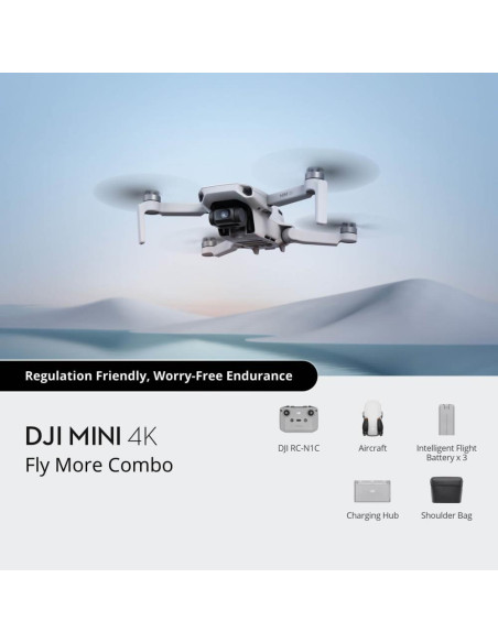 Drone, DJI, DJI Mini 4K Fly More Combo, Consumer, CP.MA.00000797.02