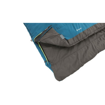 Outwell | Celebration Lux Double | Sleeping Bag | 225 x 140 cm | 2 way open - auto lock, L-shape
