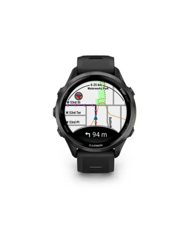 010-02969-10 Garmin Forerunner 970 (Pilkas DLC titanas, juodas korpusas) – profesionalams sukurtas GPS sporto laikrodis