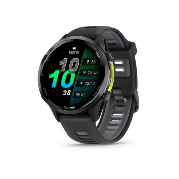 010-02969-10 Garmin Forerunner 970 (Pilkas DLC titanas, juodas korpusas) – profesionalams sukurtas GPS sporto laikrodis