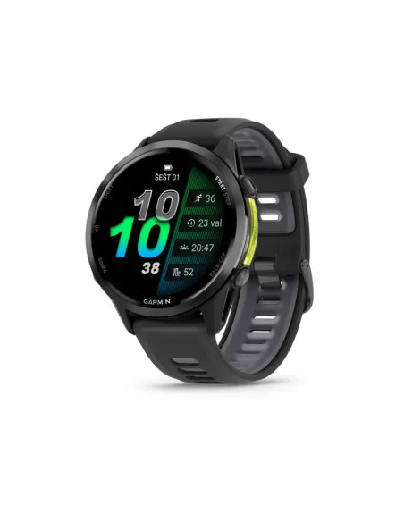 010-02969-10 Garmin Forerunner 970 (Pilkas DLC titanas, juodas korpusas) – profesionalams sukurtas GPS sporto laikrodis