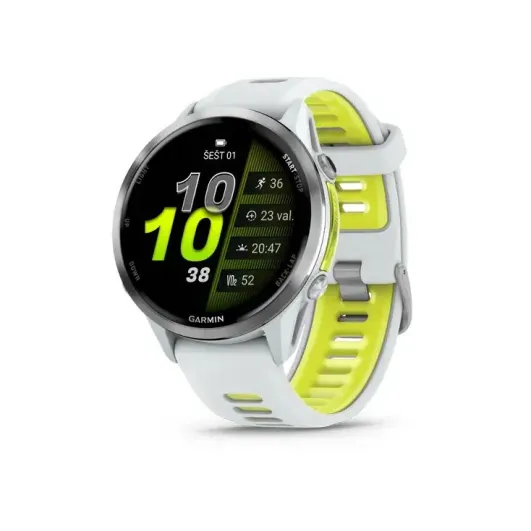 010-02969-11 Garmin Forerunner 970 Sapphire / Titano spalvos ir baltojo akmens korpusu