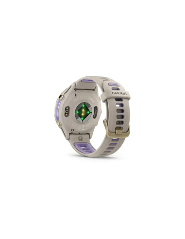 010-02969-12  Garmin Forerunner 970 Sapphire / Gold Titanium – French Gray – Indigo