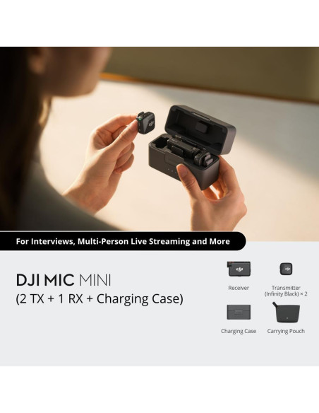 CAMERA ACC MIC MINI 2TX+1RX/CP.RN.00000433.04 DJI