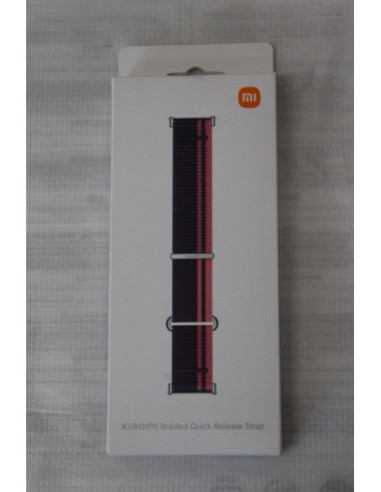 Xiaomi Braided Quick Release Strap | Rose purple | Stainless Steel/Nylon | Fits wrists 140-200 mm