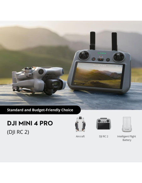 Drone, DJI, DJI Mini 4 Pro (DJI RC 2), Consumer, CP.MA.00000732.05
