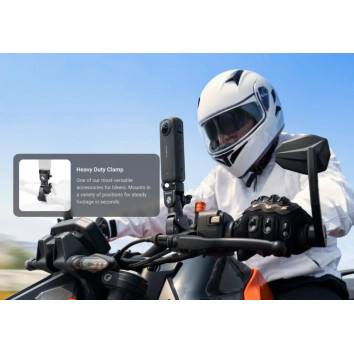 Veiksmo kamera INSTA360  CAMERA X4 MOTO RINKINYS / CINSABMA/MOTO INSTA360