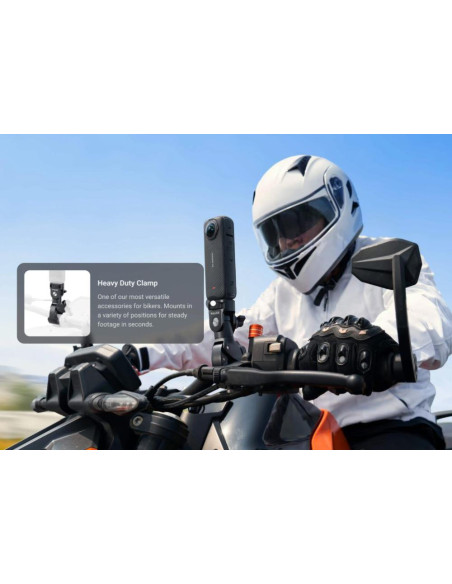 Veiksmo kamera INSTA360  CAMERA X4 MOTO RINKINYS / CINSABMA/MOTO INSTA360