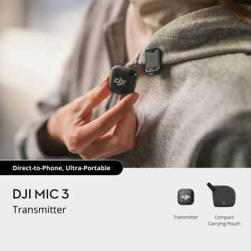 DJI mikrofonų sistemos