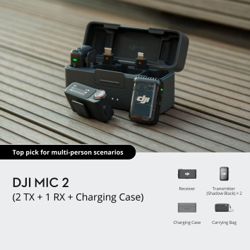DJI mikrofonų sistemos