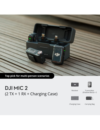 CAMERA ACC MIC 2 2TX+1RX+CASE/CP.RN.00000324.01 DJI