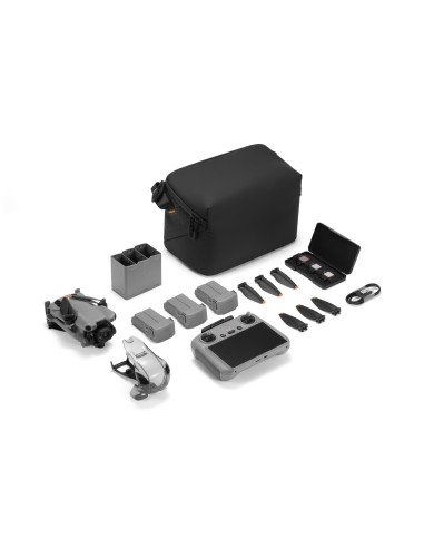 DJI Mini 5 Pro Fly More Combo komplektacija su ekrano pultu
