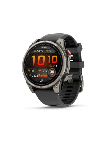 Garmin Fenix 8 PRO 47mm, AMOLED, Sapphire, Titano spalvos