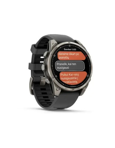 Garmin Fenix 8 PRO 47mm, AMOLED, Sapphire, Titano spalvos
