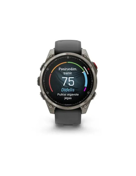 Garmin Fenix 8 PRO 47mm, AMOLED, Sapphire, Titano spalvos