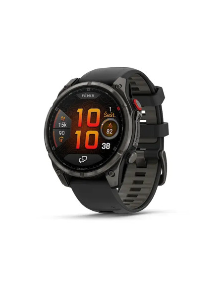 010-03198-01 GARMIN FENIX 8 PRO 47mm: ELEGANTIŠKAS IR FUNKCIONALUS IŠMANUSIS LAIKRODIS SU AMOLED EKRANU