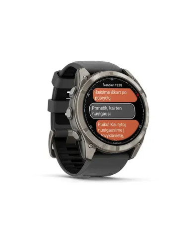Garmin Fenix 8 PRO 51mm, AMOLED Titano spalvos, 010-03199-11