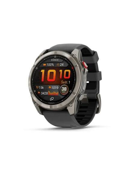 Garmin Fenix 8 PRO 51mm, AMOLED Titano spalvos, 010-03199-11