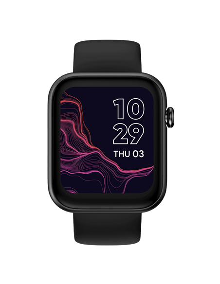 GTH2 | Smart watch | TFT | Touchscreen | 1.72 | Activity monitoring 24/7 | Waterproof | Bluetooth | Black