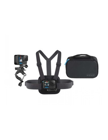 GOPRO SPORTS KIT (CHESTY + HANDLEBAR MOUNT + CAMERA CASE)