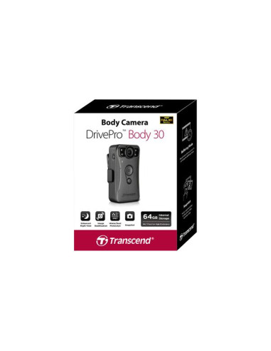 BODY CAMERA DRIVE PRO BODY 30/64GB TS64GDPB30A TRANSCEND