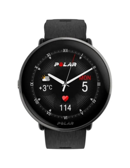 Polar Ignite 3 Titano fitneso išmanusis laikrodis, S-L, Juodas