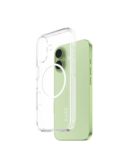 PanzerGlass Flagship Case | Back cover | Apple | iPhone 17 | Recycled plastic | Transparent | Urban Explorer w. White MagSafe