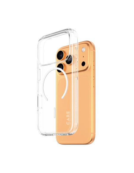 PanzerGlass Flagship Case | Back cover | Apple | iPhone 17 Pro | Recycled plastic | Transparent | Urban Explorer w. White MagSa