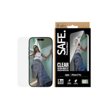 PanzerGlass Screen protector | Apple | iPhone 17 Pro | Transparent | Ultra-Wide Fit w. EasyAligner