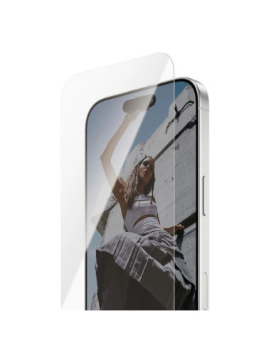 PanzerGlass Screen protector | Apple | iPhone 16 Pro/iPhone 17 | Transparent | Ultra-Wide Fit w. EasyAligner